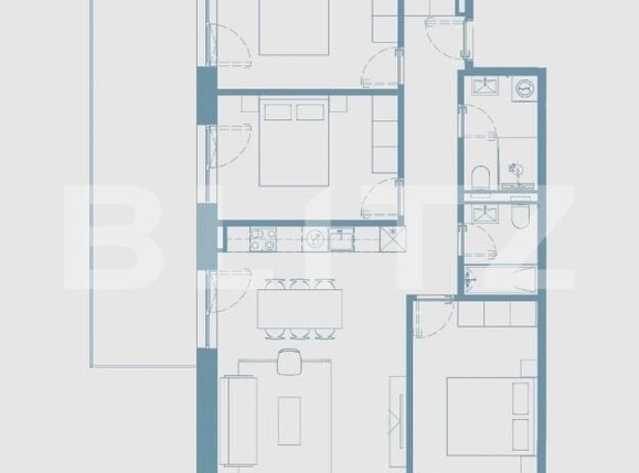 Apartament de vânzare 4 camere Semicentral - 190732AV | BLITZ Cluj-Napoca | Poza2