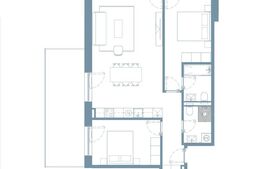 Comision 0 ! Ray by Hexagon - 3 camere, 74 mp, 2 Bai, Terasa 18 mp