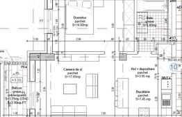 Apartament 42 mp, et 2, încălzire pardoseala, lift, parcare, priveliste, Baciu