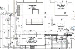 Apartament 42 mp, et 1, încălzire pardoseala, lift, parcare, priveliste, Baciu
