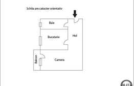 Apartament cu 1 camera, aproape de giratoriu, cu aer conditionat, COMISION 0%