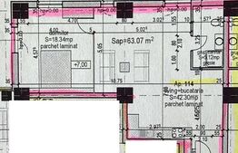 2 cam, 60mp, zona Rivus, bloc nou, et 1, comision 0