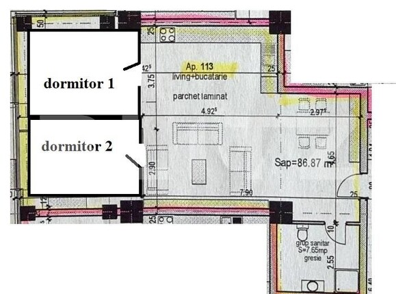 Apartament de vânzare 3 camere Bulgaria - 191349AV | BLITZ Cluj-Napoca | Poza9