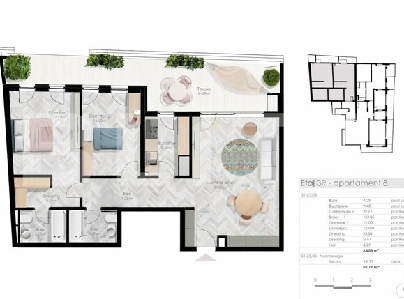Apartament de vânzare 3 camere Central - 191532AV | BLITZ Cluj-Napoca | Poza1