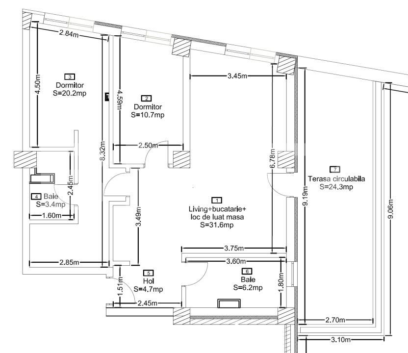 Apartament de vânzare 3 camere Dambul Rotund - 192086AV | BLITZ Cluj-Napoca | Poza7