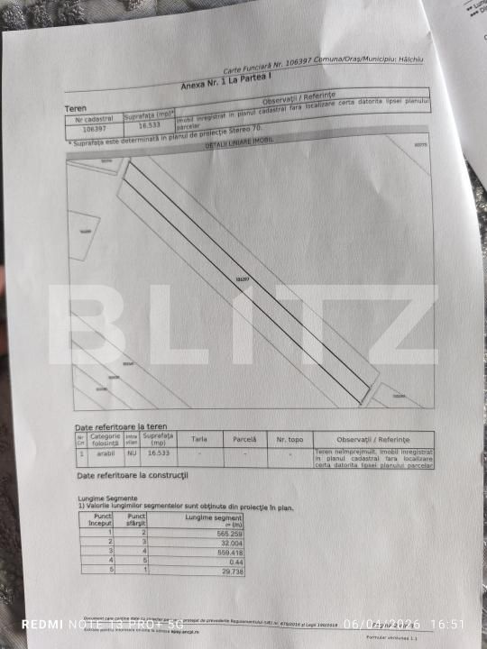 Teren de vânzare Hălchiu - 192226TV | BLITZ Brașov | Poza2