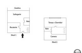Casa insiruita 160 mp, teren 350 mp, zona linistita! Semifinisata!
