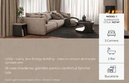 Casa individuala la rosu 103-108mp, intr-un cartier nou in Mihai Viteazu