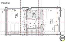 Casa insiruita cu 3 camere, semifinisata, 95 mp, 180 mp teren + terasa 30 mp