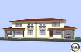 Vanzare duplex 110 mp utili, finalizat in 2014, zona de case vile! Semifinisat!
