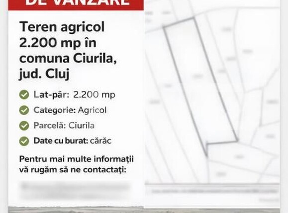 Teren de vânzare Făget - 192576TV | BLITZ Cluj-Napoca | Poza1