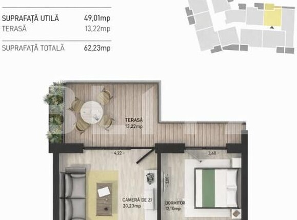 Apartament de vânzare 2 camere Semicentral - 192645AV | BLITZ Cluj-Napoca | Poza2