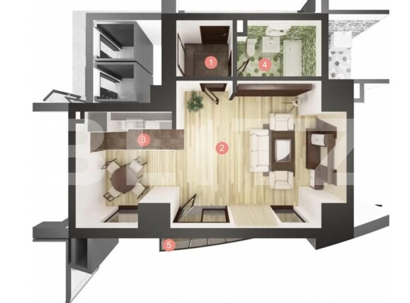 Garsonieră de vânzare Manastur - 192647AV | BLITZ Cluj-Napoca | Poza1