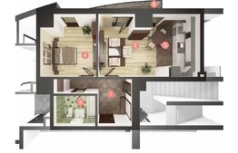 Apartament cu 2 camere, 51 mp, semifinisat, imobil nou - Manastur