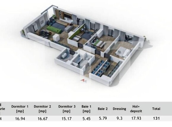 Apartament de vânzare 4 camere Marasti - 192686AV | BLITZ Cluj-Napoca | Poza1