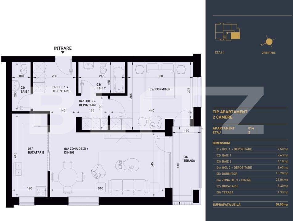 Apartament de vânzare 2 camere Racadau - 192764AV | BLITZ Brașov | Poza2