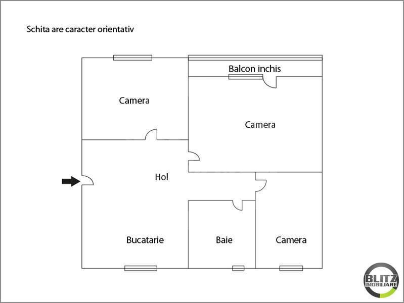 Apartament de vânzare 3 camere Manastur - 1930AV | BLITZ Cluj-Napoca | Poza1