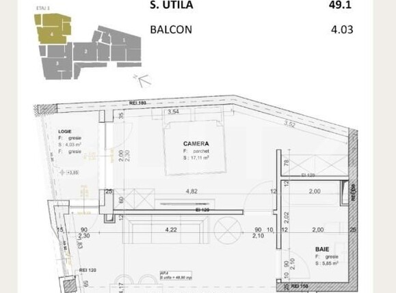 Apartament de vânzare 2 camere Central - 193002AV | BLITZ Cluj-Napoca | Poza3