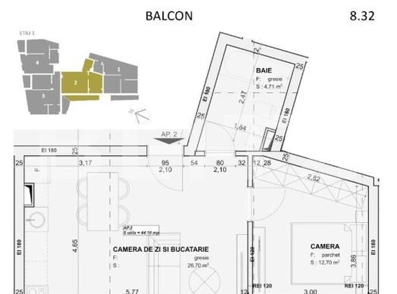 Apartament de vânzare 2 camere Central - 193003AV | BLITZ Cluj-Napoca | Poza3