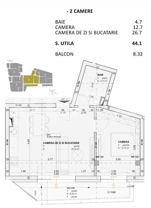 Apartament de vânzare 2 camere Central - 193003AV | BLITZ Cluj-Napoca | Poza3