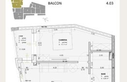 Apartament 2 camere, 49 mp, FINISAT, nZEB, Central