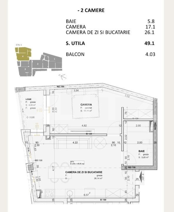 Apartament de vânzare 2 camere Central - 193005AV | BLITZ Cluj-Napoca | Poza2