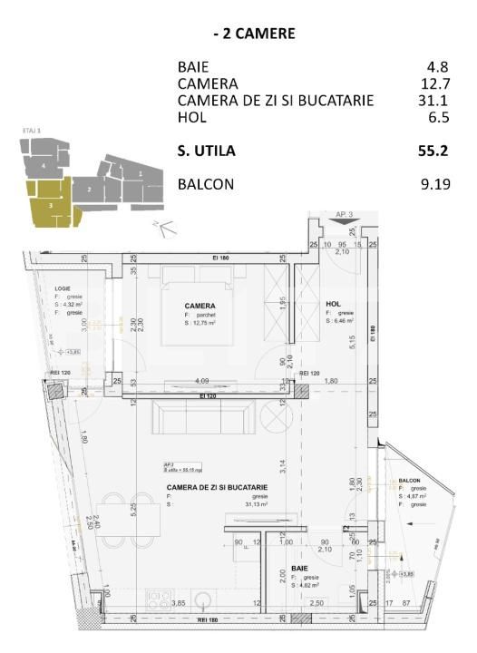 Apartament de vânzare 2 camere Central - 193006AV | BLITZ Cluj-Napoca | Poza2