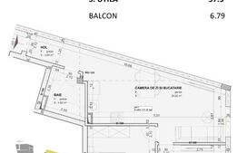 Apartament 3 camere, FINISAT, nZEB, Central