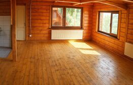 Cabană din lemn masiv, 100 mp utili, teren 3000 mp, Someșu Rece