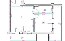 Apartament 2 camere, 44 mp, finisat, zona Donath