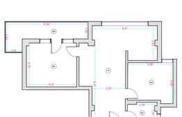 Apartament 3 camere, 66 mp, terasa, zona Donath