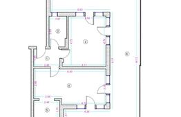 Apartament 2 camere, 52 mp, terasa 73 mp, finisat, zona Donath