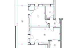 Apartament 2 camere, 52 mp, terasa 73 mp, finisat, zona Donath