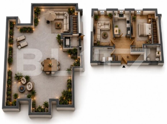 Apartament de vânzare 2 camere Grivitei - 193434AV | BLITZ Brașov | Poza1