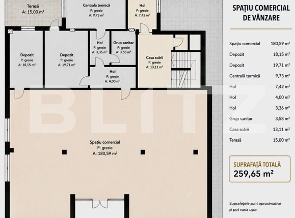 Spațiu comercial de vânzare Marasti - 193891SVC | BLITZ Cluj-Napoca | Poza1