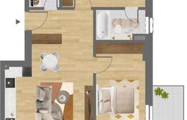 COMISION 0 | APARTAMENT 3 CAMERE | CITIUS | PRIVELISTE SUPERBA