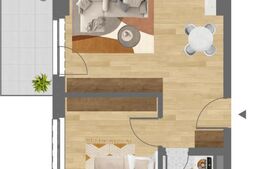 COMISION 0 | APARTAMENT 2 CAMERE | CITIUS | PRIVELISTE SUPERBA