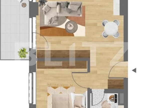Apartament de vânzare 2 camere Dambul Rotund - 193957AV | BLITZ Cluj-Napoca | Poza1