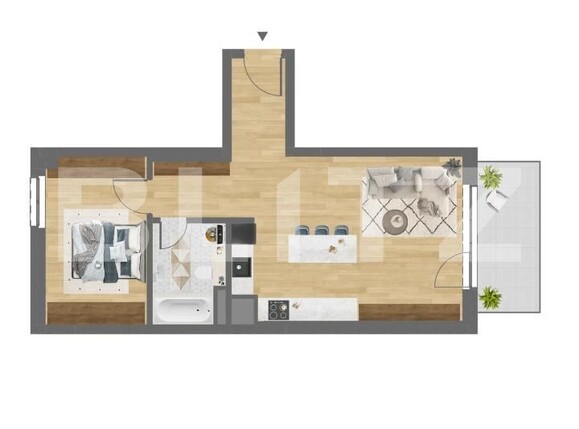 Apartament de vânzare 2 camere Dambul Rotund - 193976AV | BLITZ Cluj-Napoca | Poza2