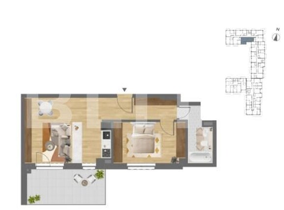 Apartament de vânzare 2 camere Dambul Rotund - 194049AV | BLITZ Cluj-Napoca | Poza2