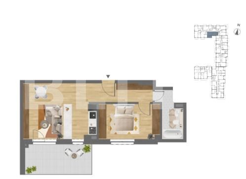 Apartament de vânzare 2 camere Dambul Rotund - 194049AV | BLITZ Cluj-Napoca | Poza2