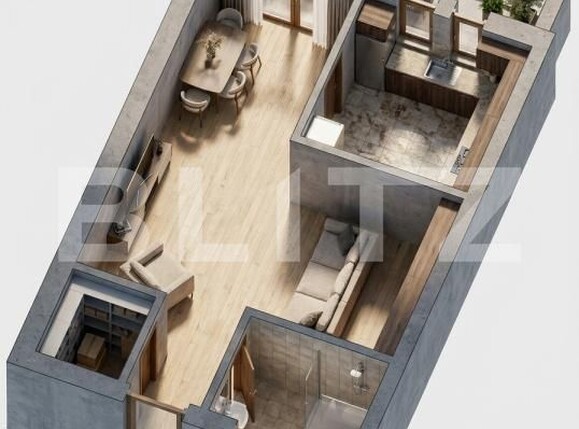 Garsonieră de vânzare Floreşti - 194134AV | BLITZ Cluj-Napoca | Poza1
