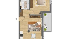 Comision 0 ! 2 camere, 55 mp, nZEB, Semifinisat, Dambul Rotund