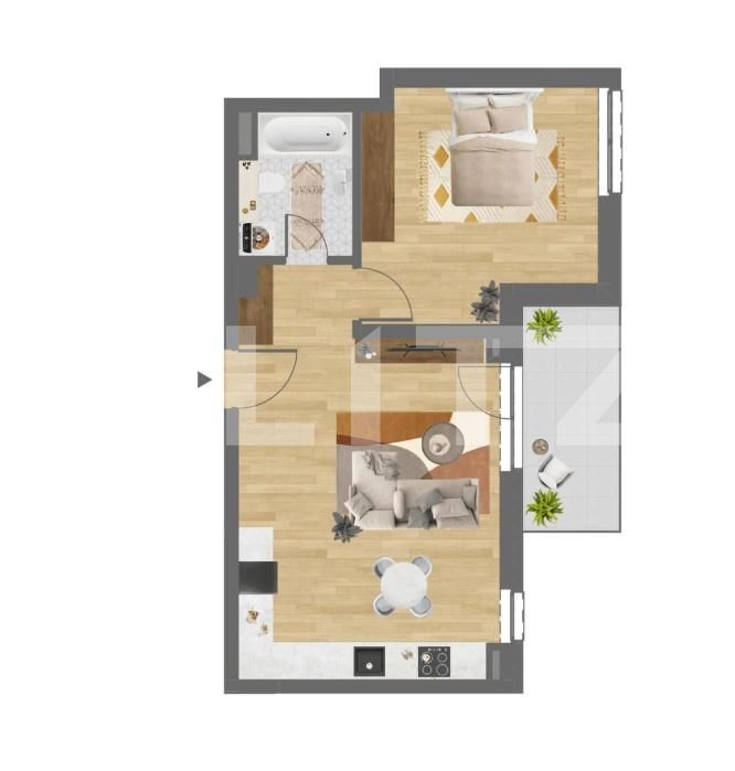 Apartament de vânzare 2 camere Dambul Rotund - 194160AV | BLITZ Cluj-Napoca | Poza2