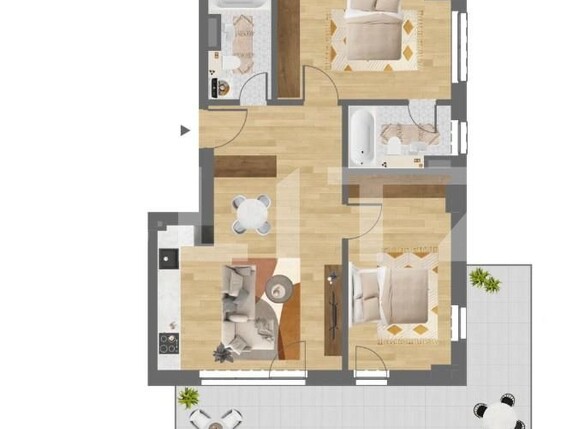Apartament de vânzare 3 camere Dambul Rotund - 194161AV | BLITZ Cluj-Napoca | Poza2