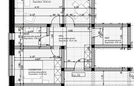 Apartament 2 camere, 60 mp 