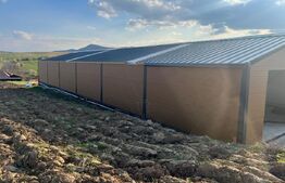Hala de productie,depozitare de 395 m2 + teren 845 m2 Lita, acces tir