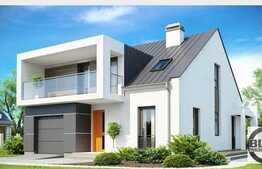 Casa individuala cu 5 camere, 236 mp, 500 mp teren, semifinisata, zona linistita