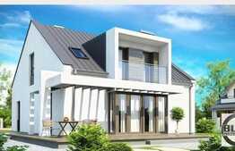 Casa individuala cu 5 camere, 236 mp, 500 mp teren, semifinisata, zona linistita