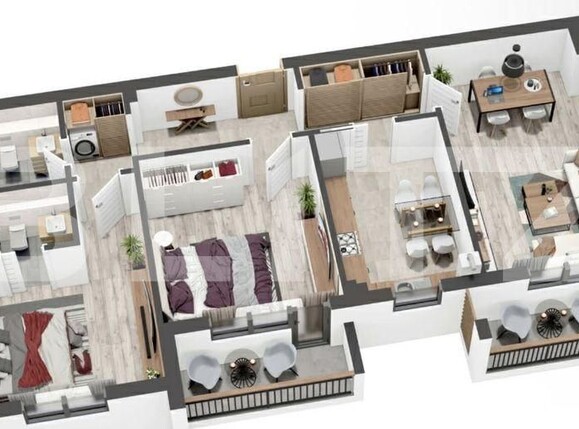 Apartament de vânzare 3 camere Tractorul - 194484AV | BLITZ Brașov | Poza1